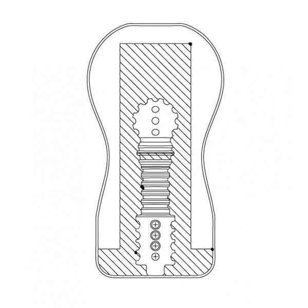 Dark Easy Rider Mouth Portable Masturbator