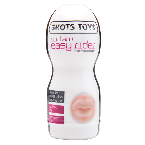 Easy Rider Outlaw Portable Male Masturbator - Shots