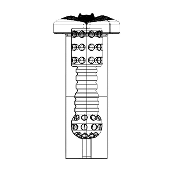 Self Lubrication Deluxe Vaginal Can Masturbator - Flesh Color