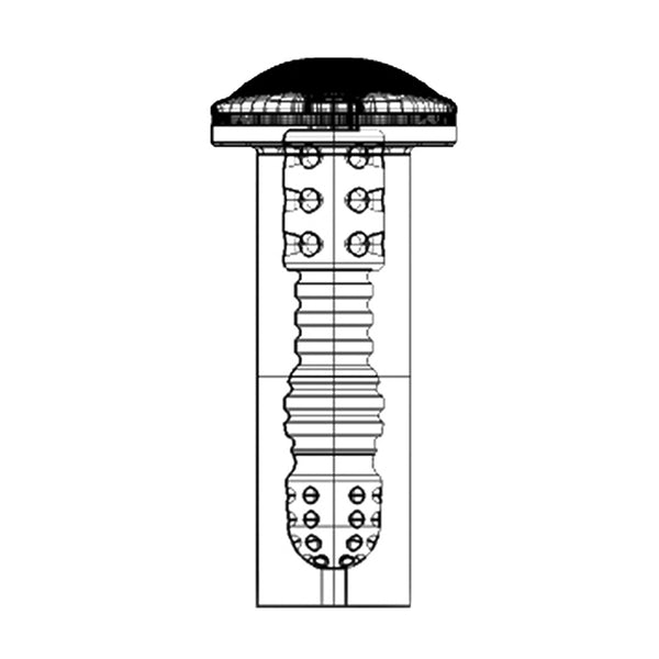 Deluxe Mouth Can Oral Masturbator with Self Lubrication - Flesh Color