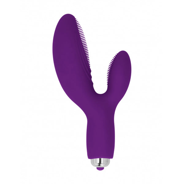 HOLLY G-spot and Clitoral Vibrator Purple