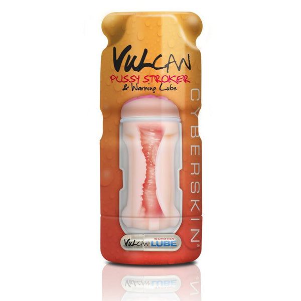 CyberSkin Vulcan Pussy Stroker W/Warming Lube