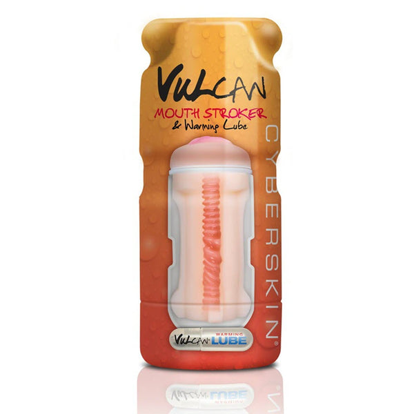 Cyberskin Vulcan Mouth Stroker W/Warming Lube