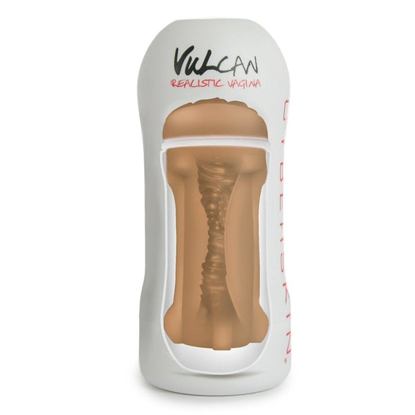 CyberSkin Vulcan Realistic Vagina  Mocha