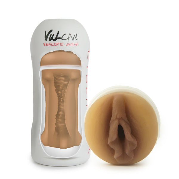 CyberSkin Vulcan Realistic Vagina  Mocha
