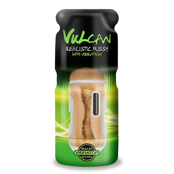 CyberSkin Vulcan Realistic Pussy w/Vibration Mocha