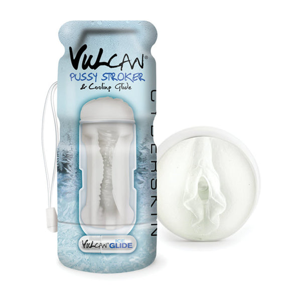 CyberSkin Vulcan Pussy Stroker w/Cooling Glide Frost