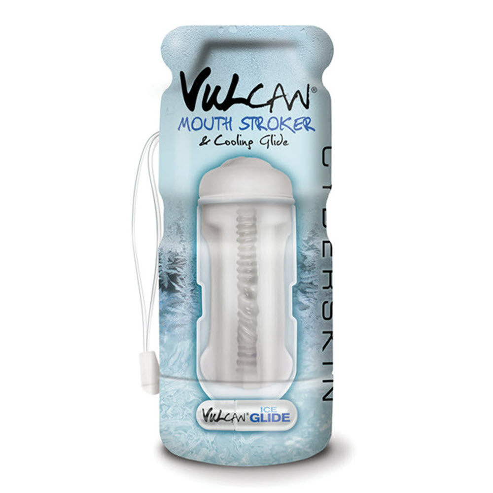 CyberSkin Vulcan Mouth Stroker w/Cooling Glide Frost My Sensual Secrets CyberSkin Vulcan Mouth Stroker w/Cooling Glide Frost My Sensual Secrets