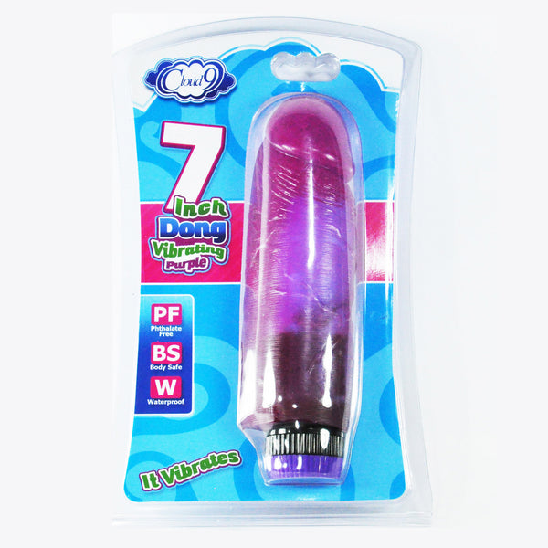 Cloud 9 - Dong Vibrating Purple 7 inch