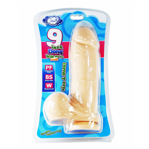 Cloud 9 - Thick Dong with Balls & Suction Flesh 9 inch
