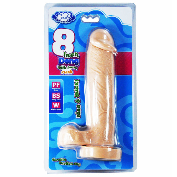 Cloud 9 - Delightful Dong 8 inch with Balls Flesh