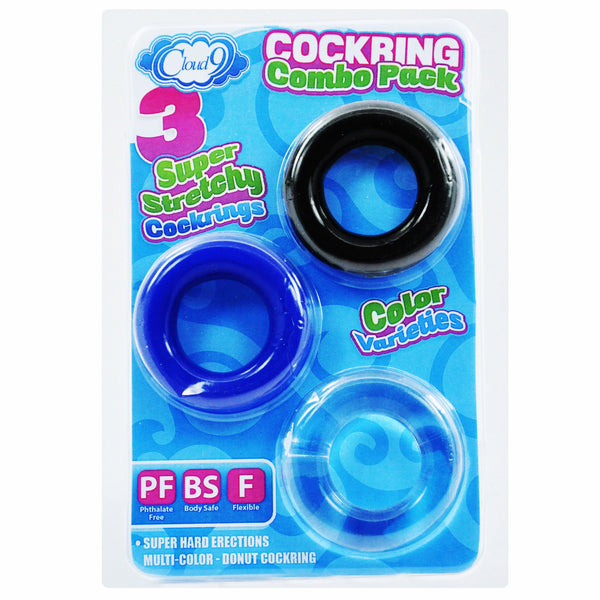 Cloud 9 - Cockring Combo Color Varieties