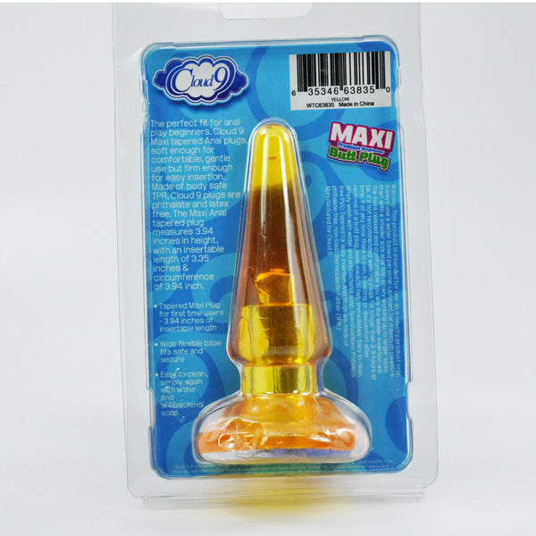 Cloud 9 - Maxi Butt Plug Yellow