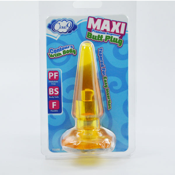 Cloud 9 - Maxi Butt Plug Yellow