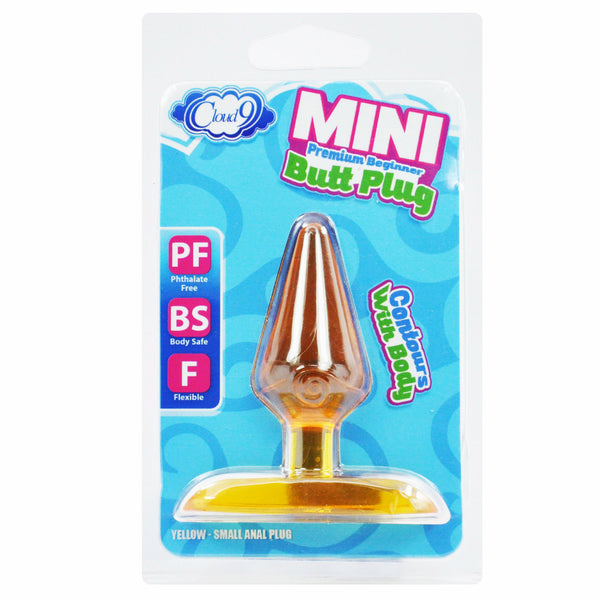 Cloud 9 - Mini Butt Plug Yellow