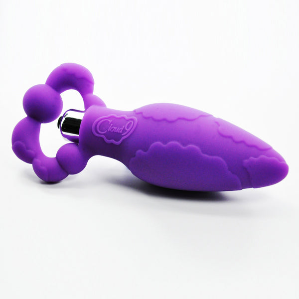 Cloud 9 - Silicone Pro Plug with Large Silver Vibe Purple