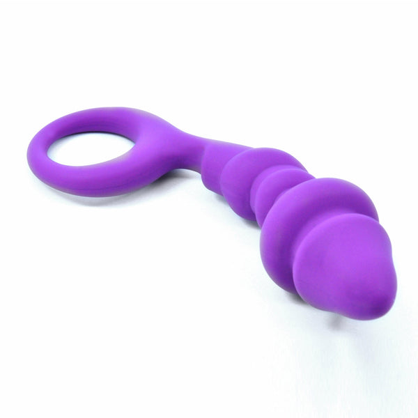 Cloud 9 - Curved Prostate Plug with Bonus C Rings