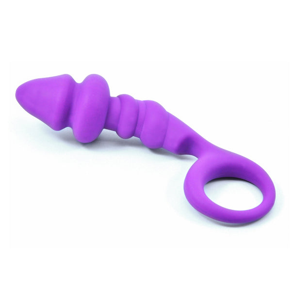 Cloud 9 - Curved Prostate Plug with Bonus C Rings