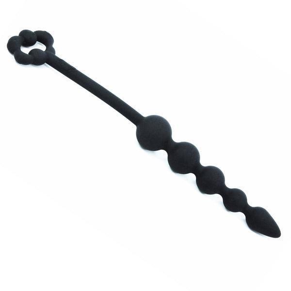 Cloud 9 - Tapered Silicone Anal Beads Black