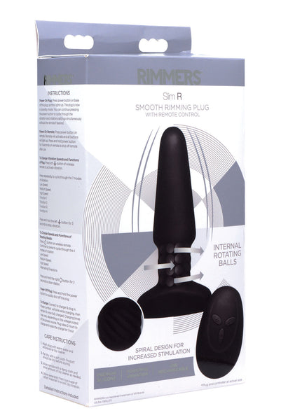 Slim R Smooth Rimming Plug With Remote Control