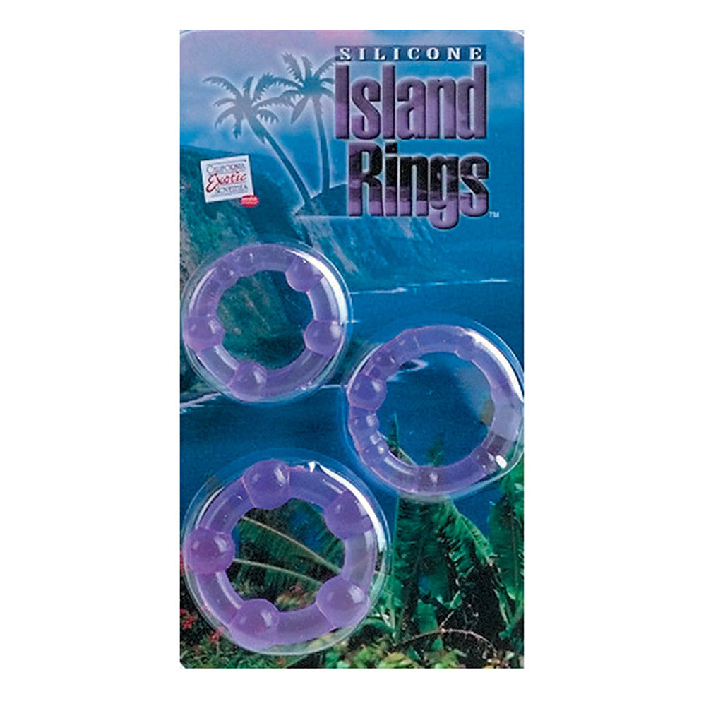 California Exotic Island Rings - Purple