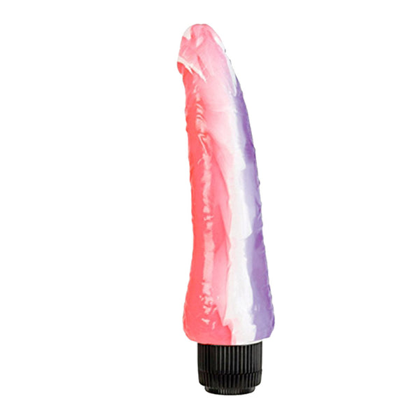 California Exotic Funky Jelly Vibe - 7.5" Pink/Purple