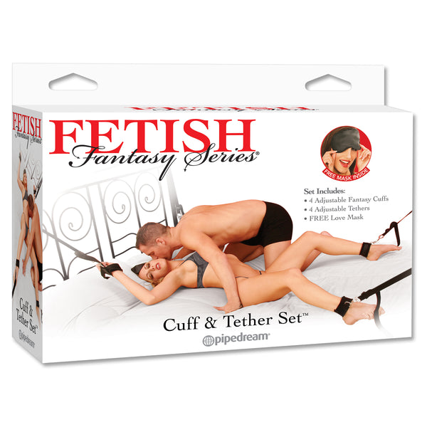 Pipe Dreams Fetish Fantasy Series Cuff & Tether Set