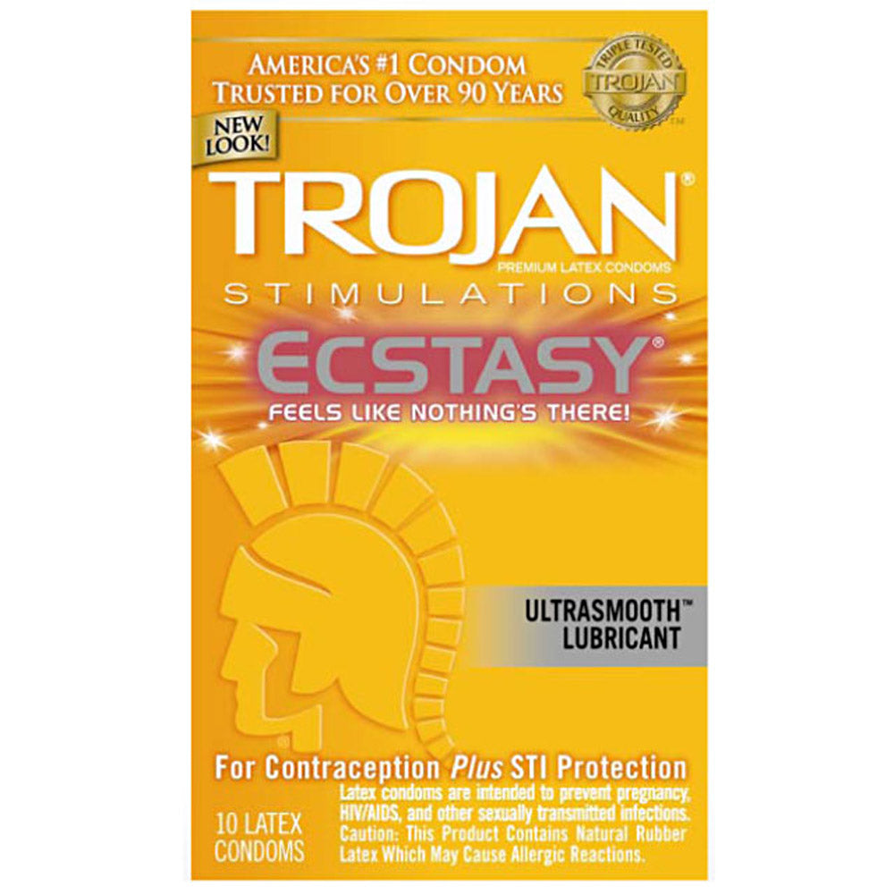 Trojan Ecstasy Ultra Ribbed (10)