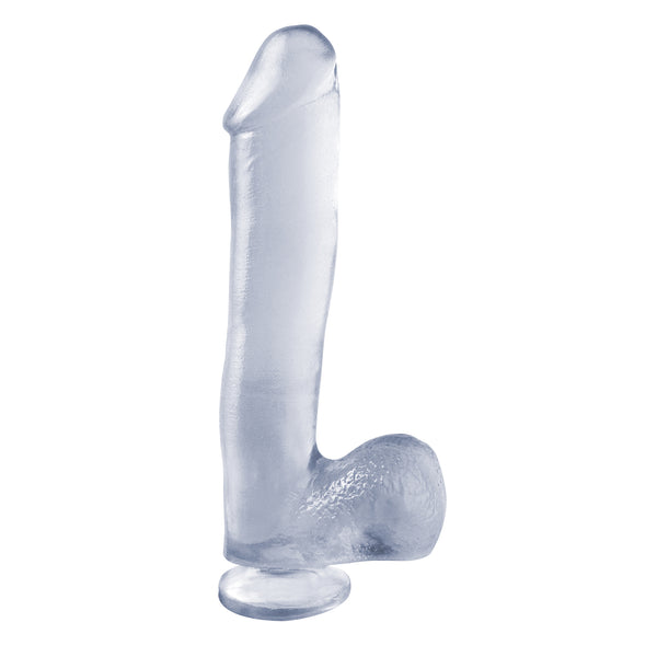 Pipe Dreams Basix Rubber Works - 10" Dong with Suction Cup - (PACK OF 2)