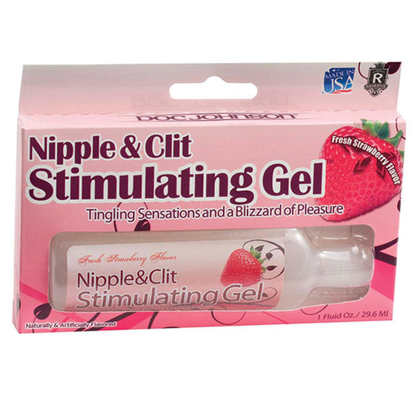 Nipple & Clit Stimulating Gel Strawberry  - (PACK OF 2)