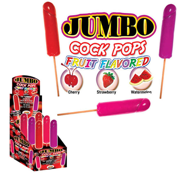 Jumbo Cock Pops Asst Fruit Flavor (6/DP)