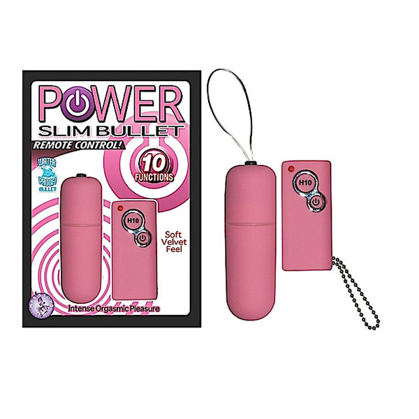 Power Slim Bullet Remote Control-Pink