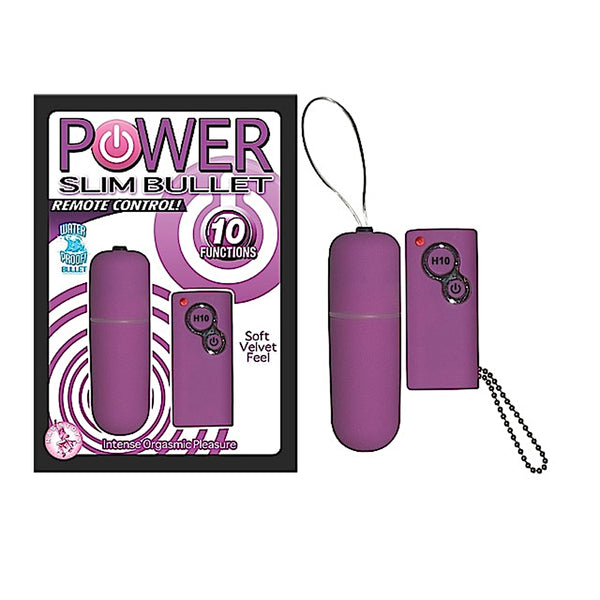 Power Slim Bullet Remote Control-Purple
