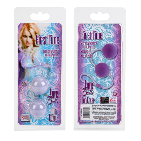 California Exotic First Time Love Balls Duo Lover - Purple