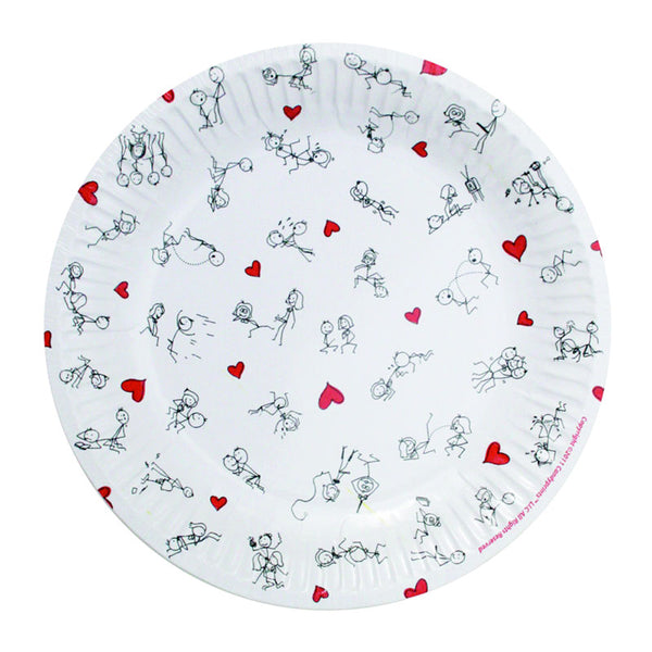 Dirty Dishes Stick Figures Plates