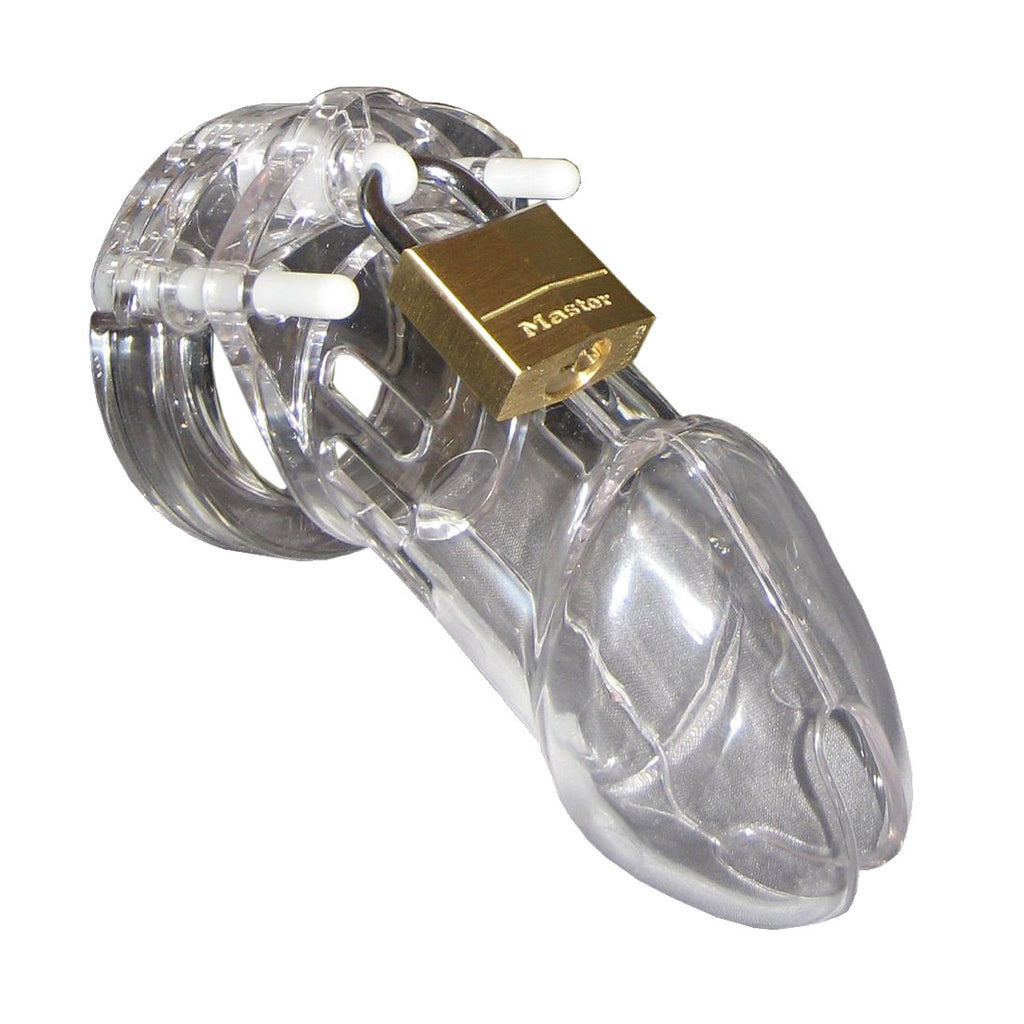 CB6000 Clear Male Chastity Cage Device Clear