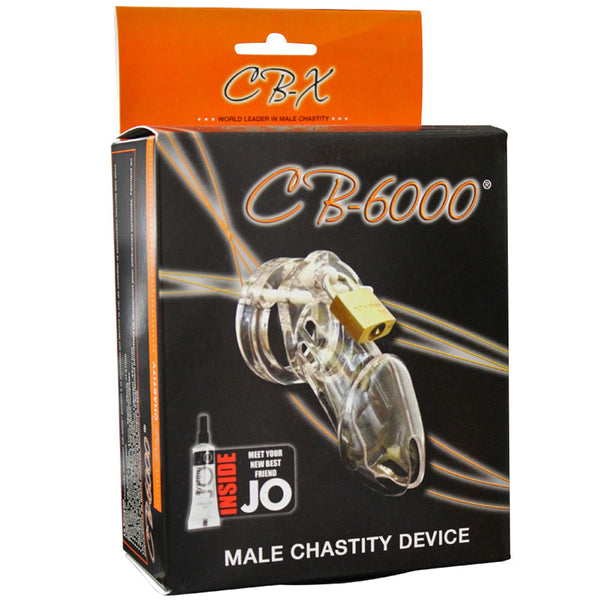 CB6000 Clear Male Chastity Cage Device Clear