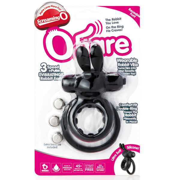 Screaming O Ohare 3 Speed Double Ring Black