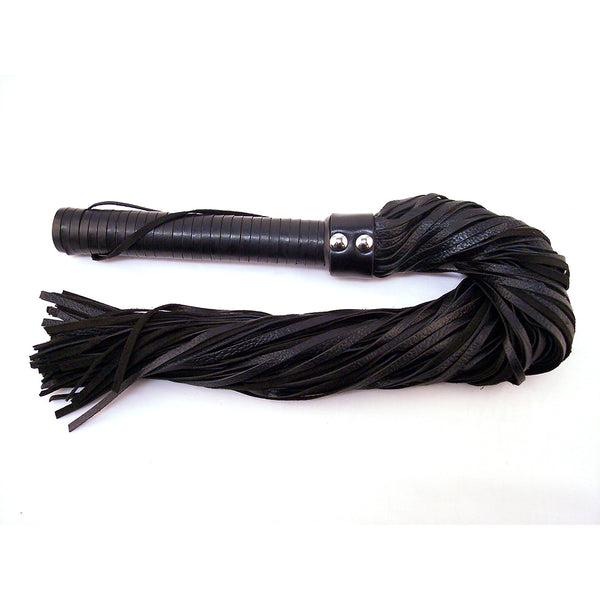 Rouge Flogger Leather with Lther Handle Black