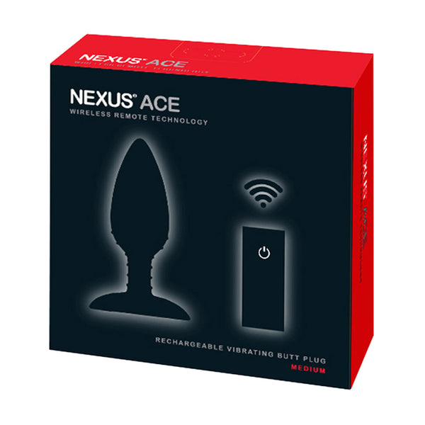 Nexus Ace Remote Control Vibrating Butt Plug Black