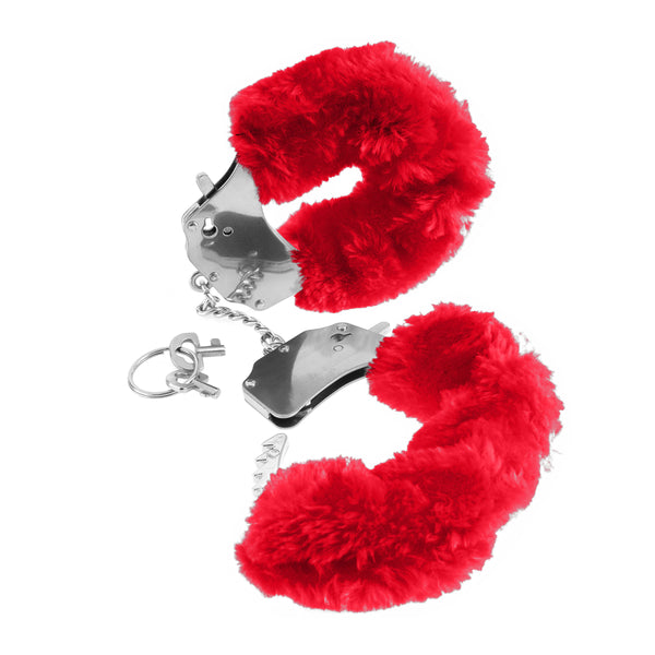 Pipe Dreams FF Original Furry Cuffs Red