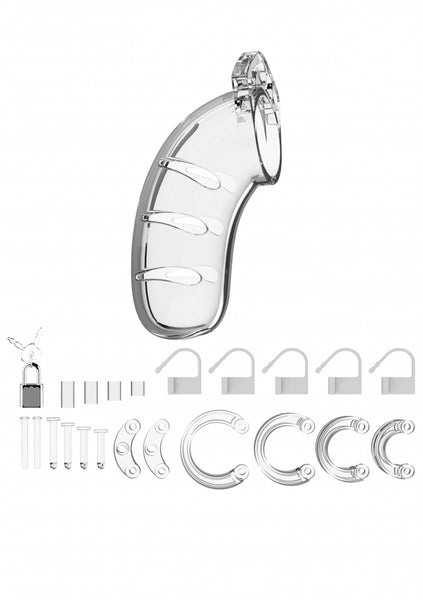 Model 03 - Chastity - 4.5" - Cock Cage - Transparent