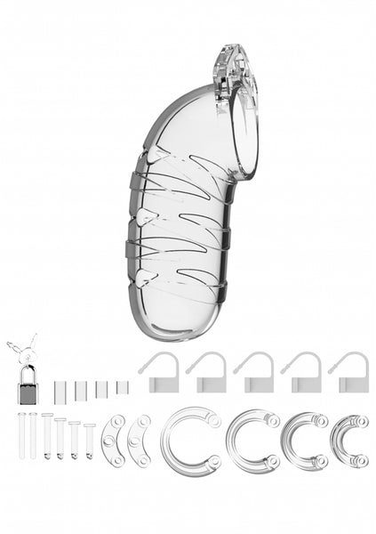 Model 05 - Chastity - 5.5" - Cock Cage - Transparent