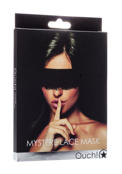 Mystère Lace Mask - Black