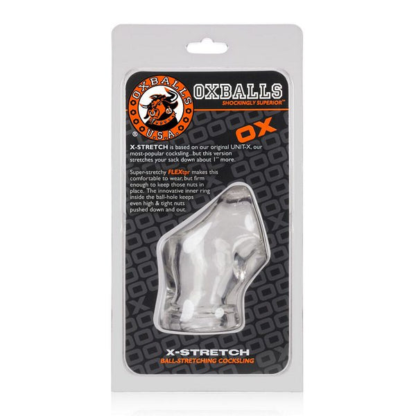 Oxballs Atomic Jock Unit X Stretch Cocksling - Clear