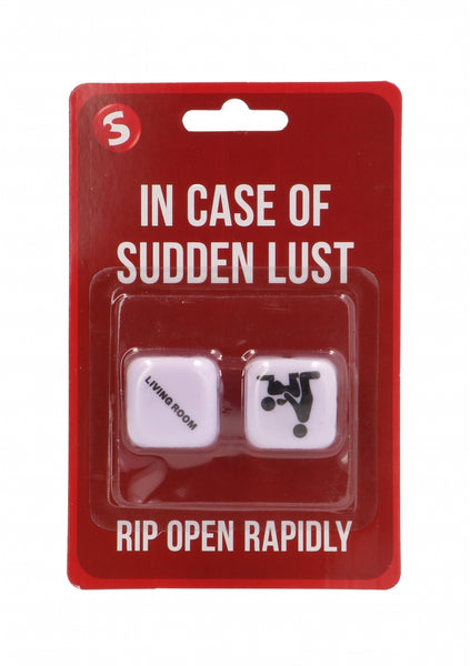 In Case Of Sudden Lust Sex Dice
