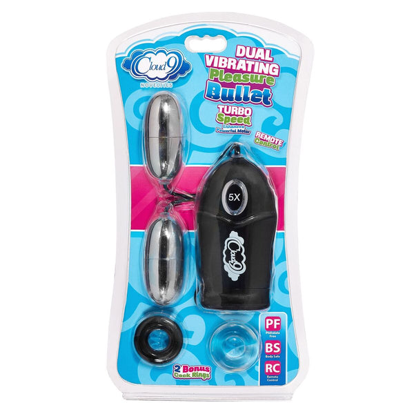 Cloud 9 - Dual Egg Vibrator Black