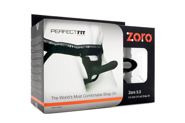 Perfect Fit Zoro 5.5 inch Strap-On - Black
