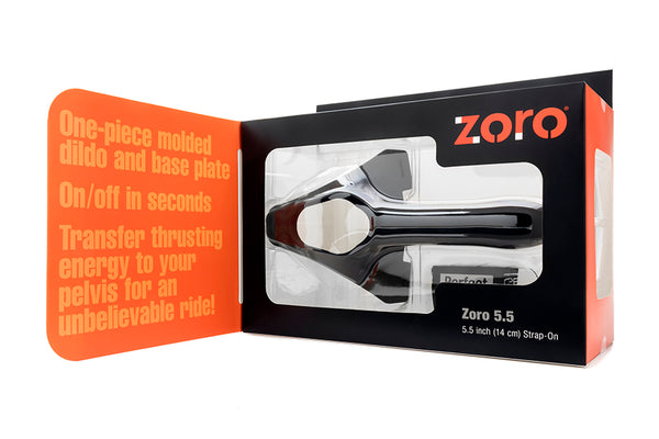 Perfect Fit Zoro 5.5 inch Strap-On - Black