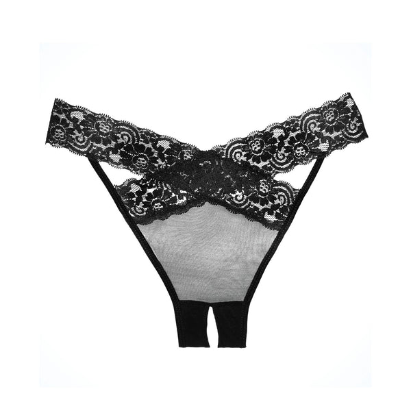 Adore Sheer & Lace Desire Panty Black O/S